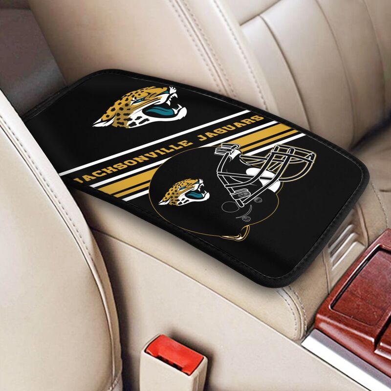 Jacksonville Jaguars Print armrest protective cover car armrest box cushion