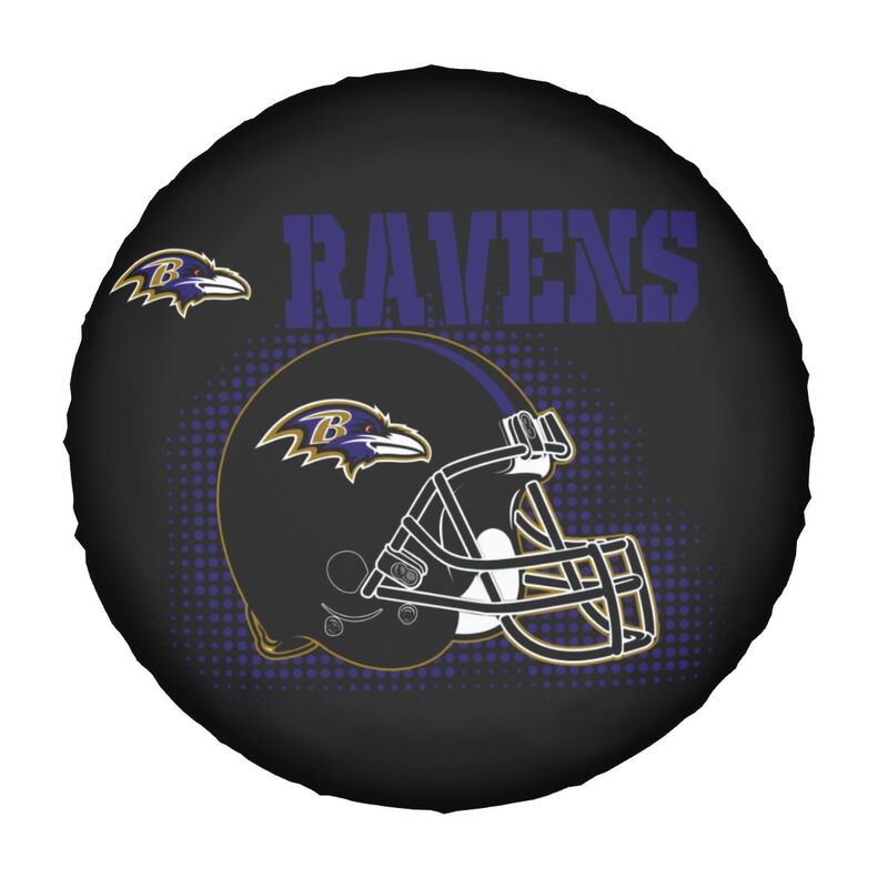 Baltimore Ravens Printed tire protection cover car sun protection tire protection cover