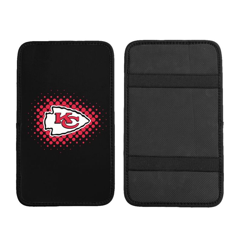 Kansas City Chiefs Printed car armrest box cushion armrest protective cover