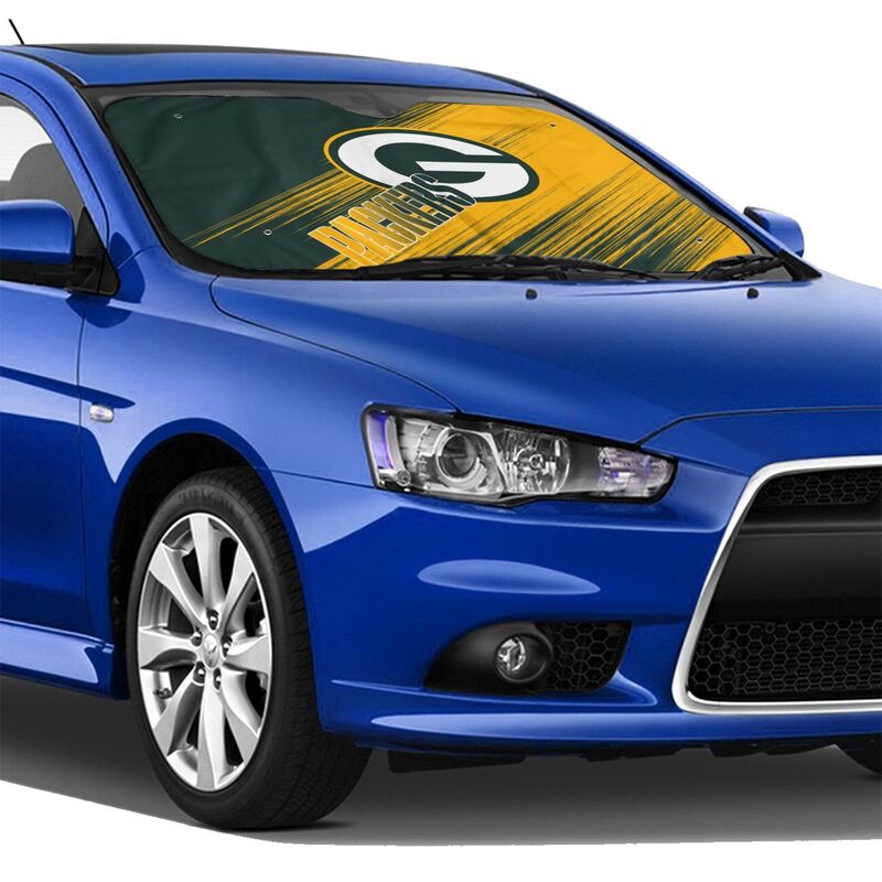 Green Bay Packers Print car windshield sunshade panel car windshield sunshade cover multiple sizes