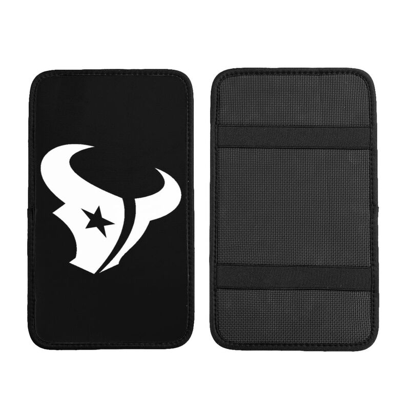 Car armrest box pad Houston Texans2 Printed central armrest box pad anti slip pad