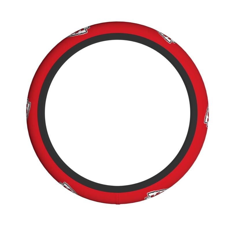 Kansas City Chiefs 1 Printed breathable elastic steering wheel anti slip cover
