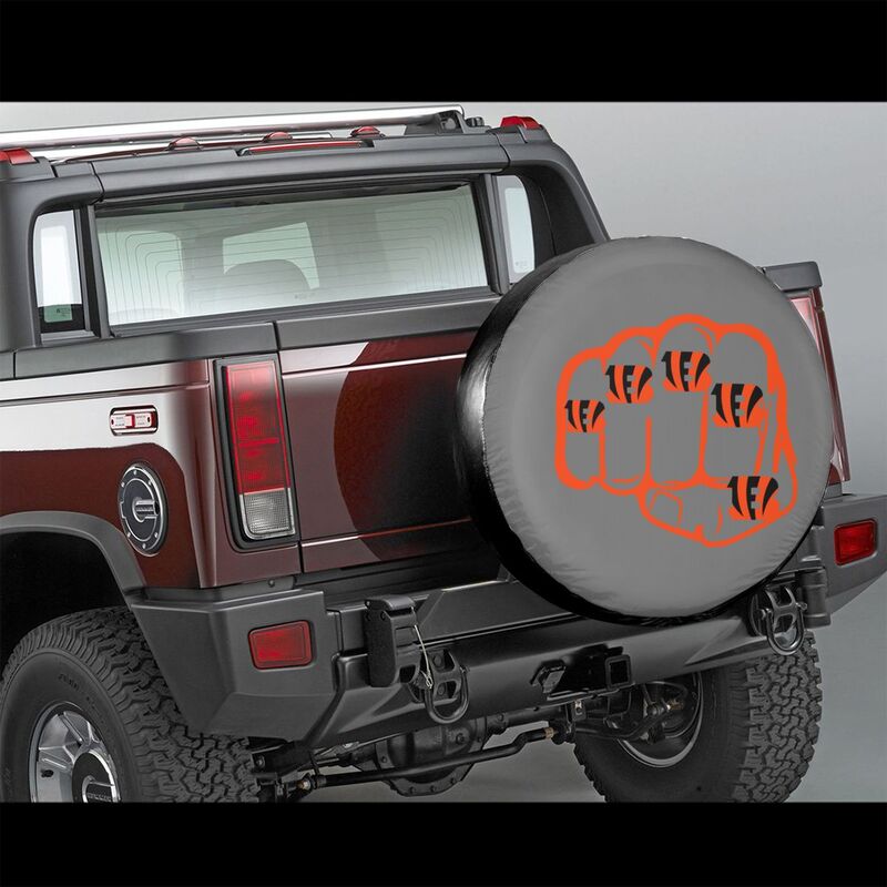 Cincinnati Bengals 2 Print tire protection cover car spare tire dust protection covers