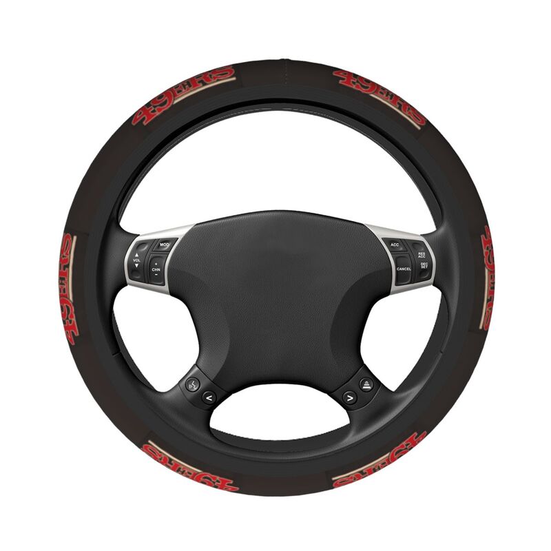 San Francisco 49ers 2 Printed breathable elastic steering wheel anti slip cover