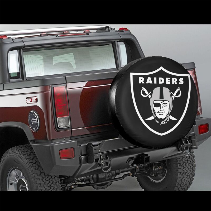 Las Vegas Raiders 7 car dustproof sunscreen tyre protective cover Tyre protective cover