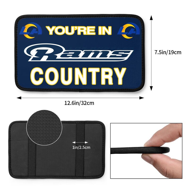 Los Angeles Rams Printed car armrest box pad elbow support pad
