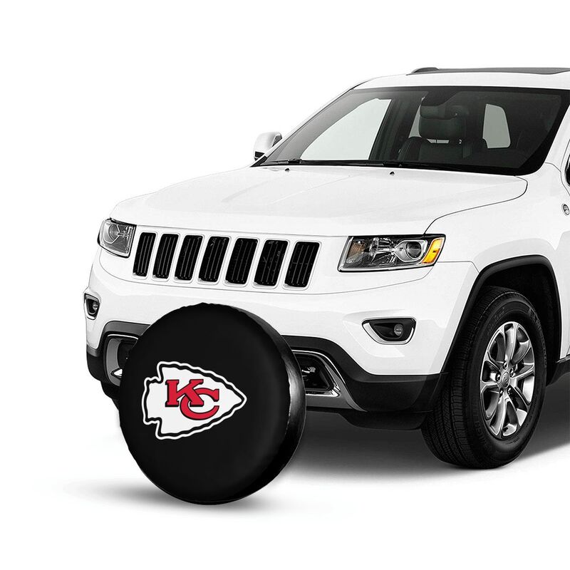 Kansas City Chiefs car dustproof sunscreen tyre protective cover Tyre protective cover