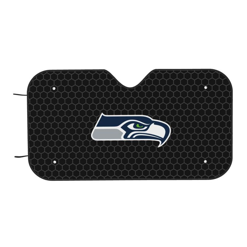 Seattle Seahawks Printed is suitable front Car windshield sunshades Car windshield sunshades