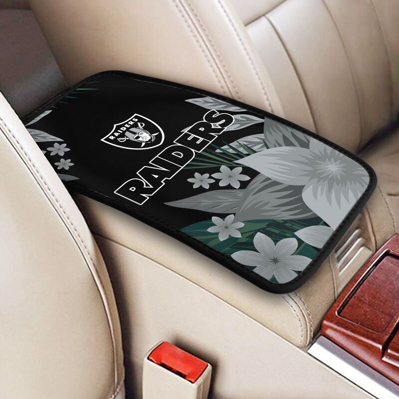 Las Vegas Raiders Car armrest box protective cover car center console armrest pad