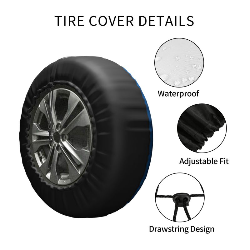 Buffalo Bills Car tire protective cover waterproof and dustproof tire cover
