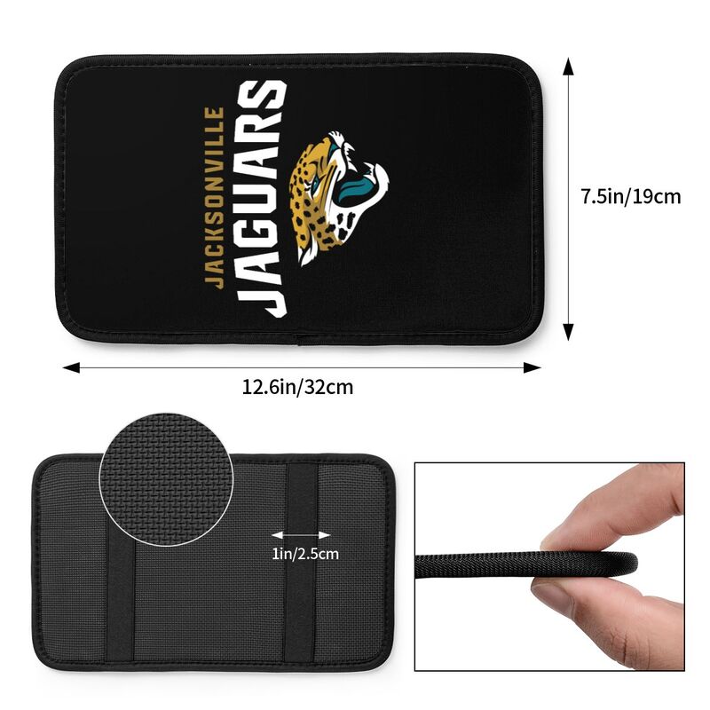 Jacksonville Jaguars2 Printed car center armrest box pad anti slip pad
