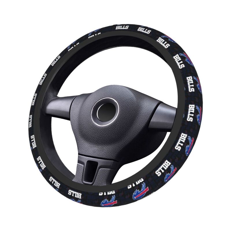 Buffalo Bills Printed elastic steering wheel cover breathable protective cover