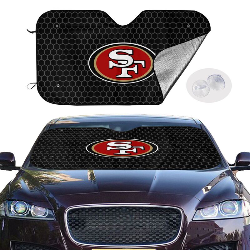 San Francisco 49ers 2 Printed is suitable front Car windshield sunshades Car windshield sunshades