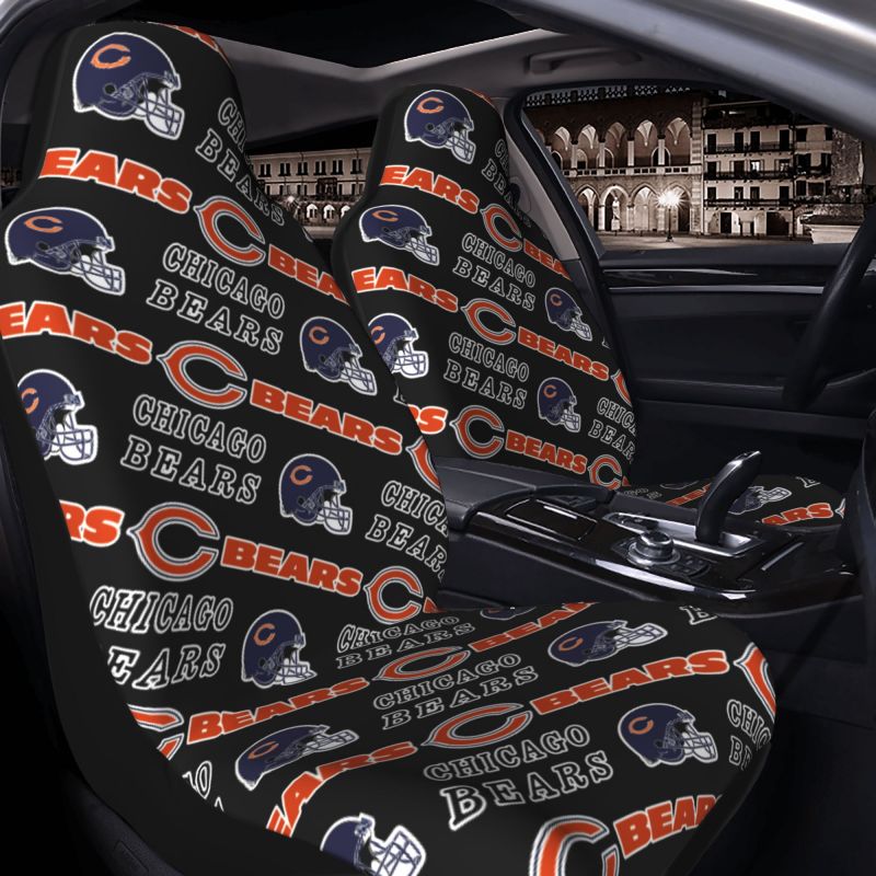 Chicago Bears Printed seat dust protection cover car seat protective cover