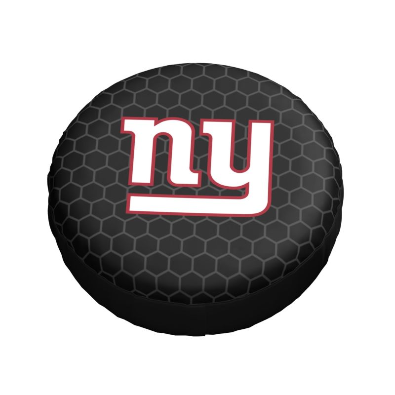 New York Giants Grid printed car tire cover dustproof and waterproof tire cover