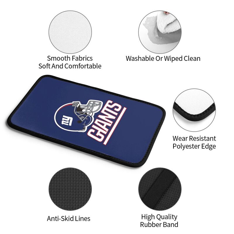 New York Giants1 Printed car center armrest box pad anti slip pad