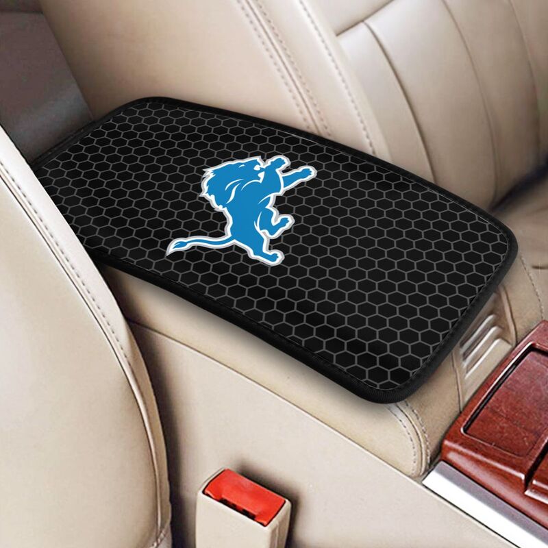 Detroit Lions Printed protective pad for car armrest box