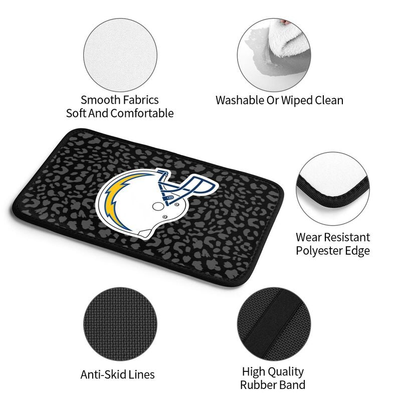 San Diego Chargers 2 print Car handrail box cushion Personalized car armrest cover