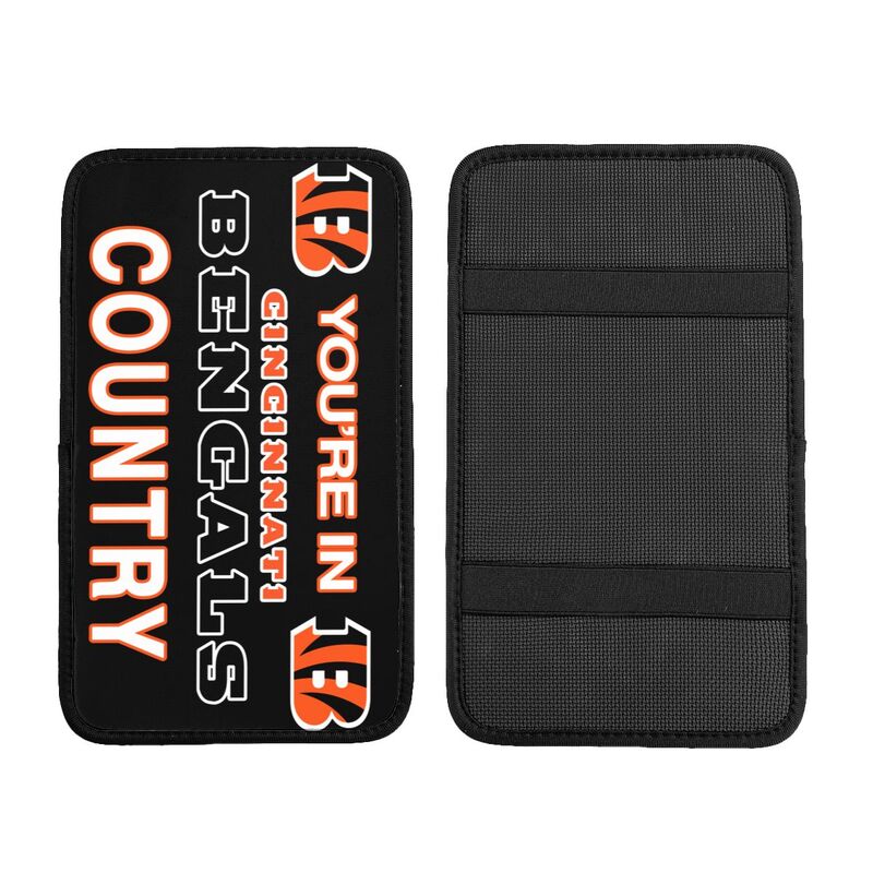 Cincinnati Bengals Printed car armrest box pad elbow support pad