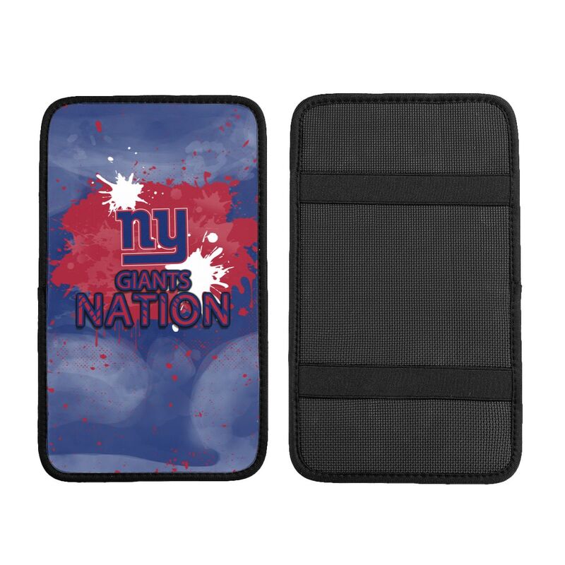 New York Giants print car center console armrest pad Car armrest box protective cover