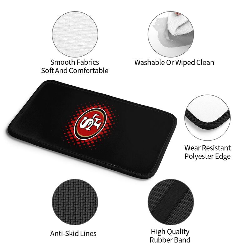San Francisco 49ers Printed car armrest box cushion armrest protective cover