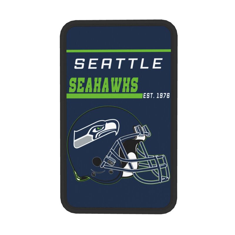 Seattle Seahawks Print car armrest box cushion armrest protective cover
