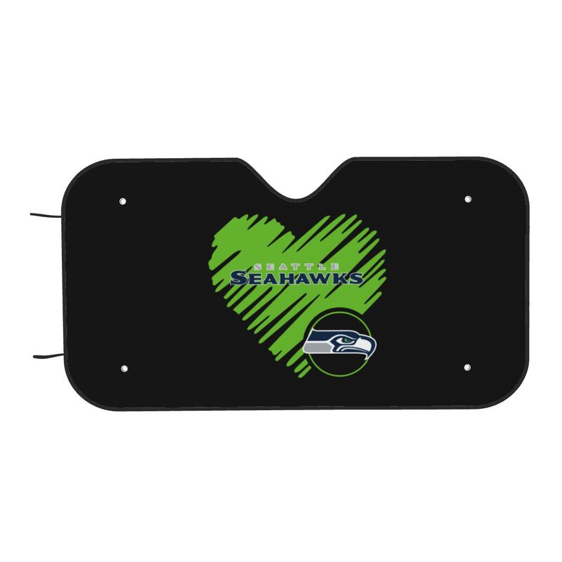 Seattle Seahawks Printing is suitable car front windshield sunshades Car windshield sunshades