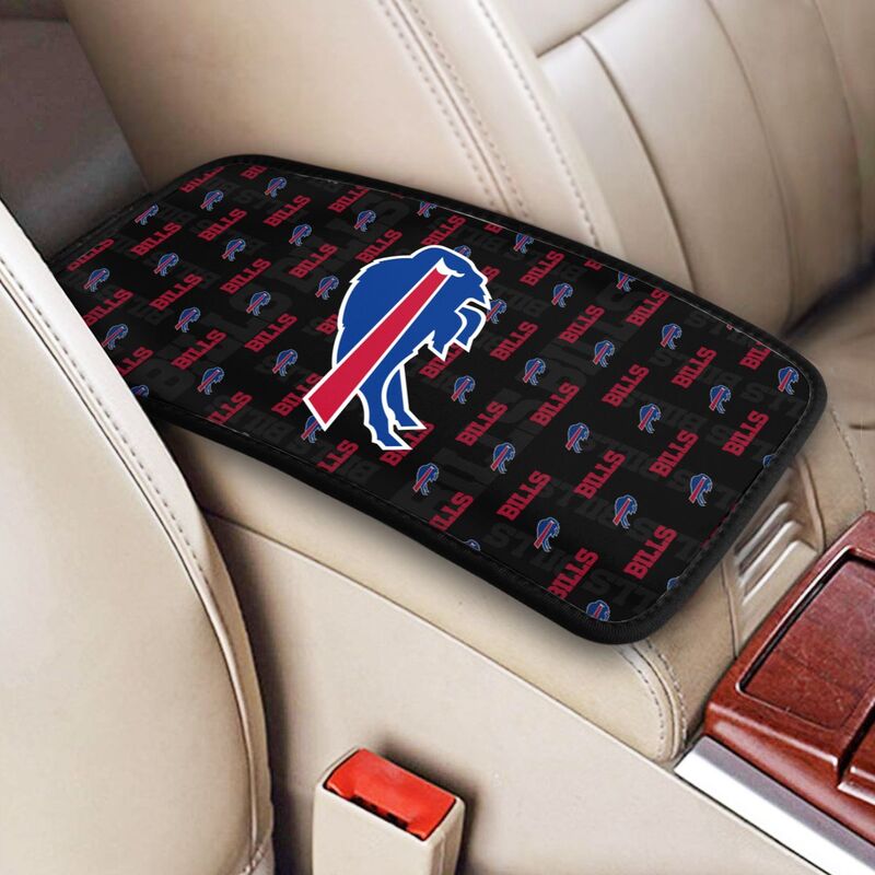 Buffalo Bills 3 printed Car handrail cushion Personalized car armrest cover