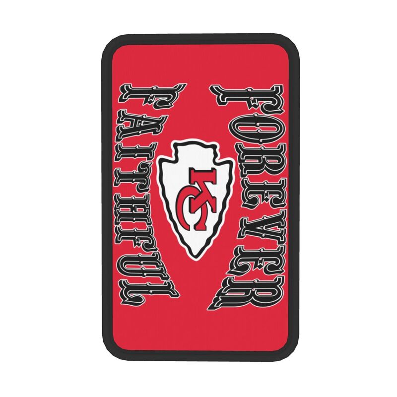 Kansas City Chiefs Print car armrest box cover armrest protective cover