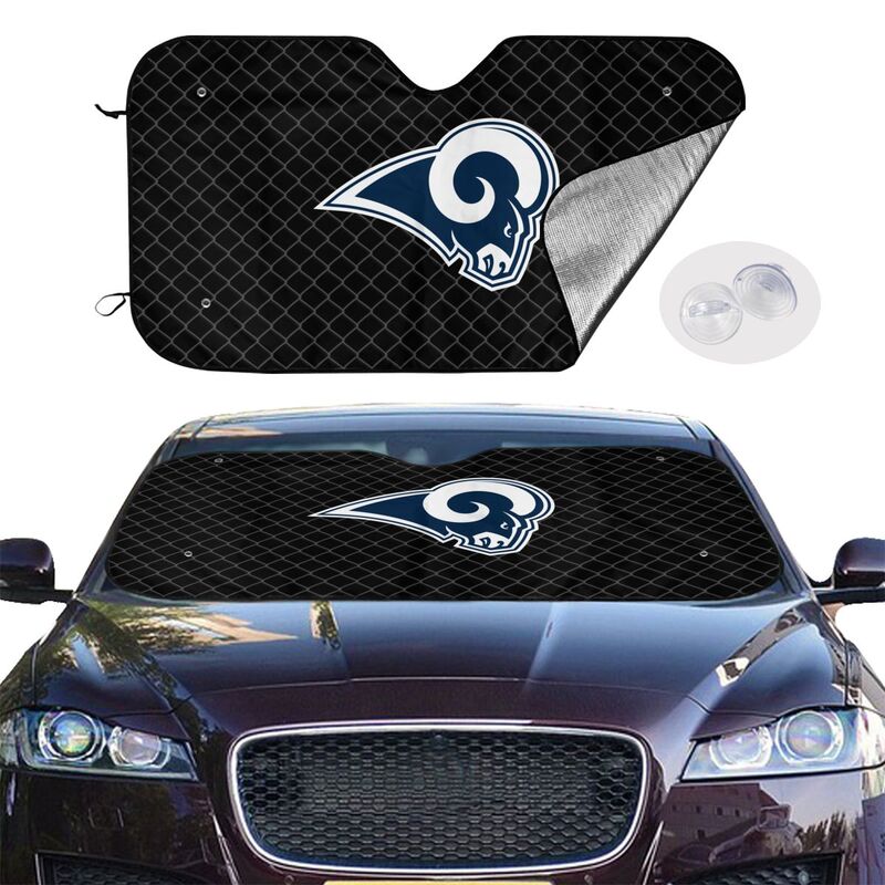 Los Angeles Rams Print Car windshield sunshades is suitable front Car windshield sunshades