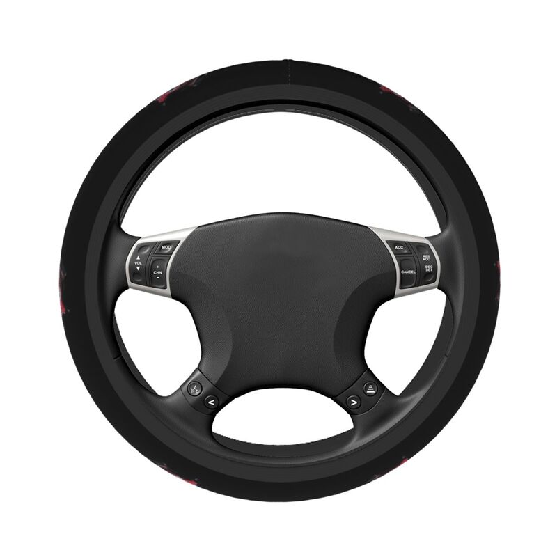 Houston Texans 4 Printed breathable elastic steering wheel cover anti slip cover