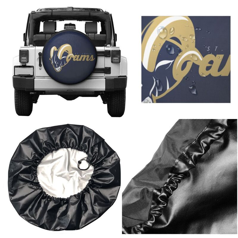 Los Angeles Rams Tyre protective cover car dustproof sunscreen tyre protective cover