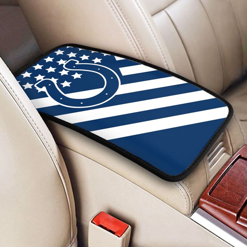 Indianapolis Colts Printed car armrest box pad anti-abrasion pad