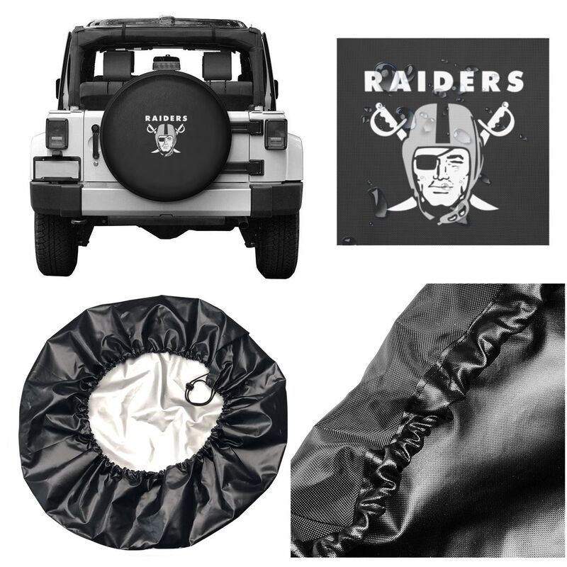 Las Vegas Raiders Printing tire protection cover car sun protection tire protection covers