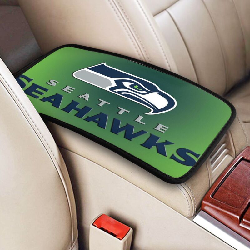 Seattle Seahawks2 Printed car armrest box pad anti-abrasion pad