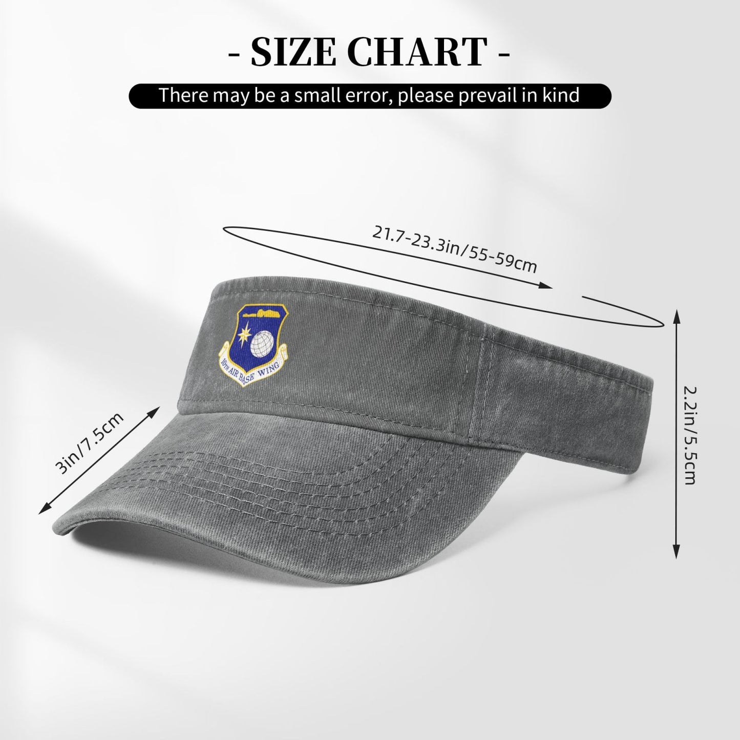 10th Air Base Wing Printing adjustable Empty Top Baseball Sun Cap unisex outdoor sport hat veterans gift
