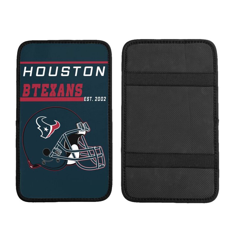 Houston Texans Print car armrest box cushion armrest protective cover