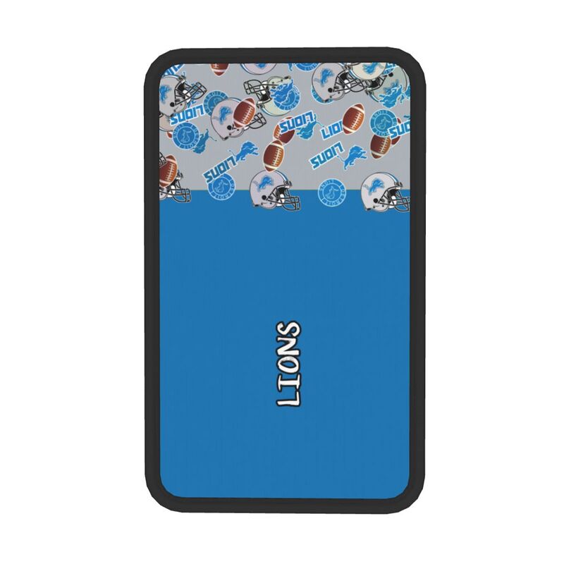Detroit Lions print Car center console armrest pad car armrest protective cover