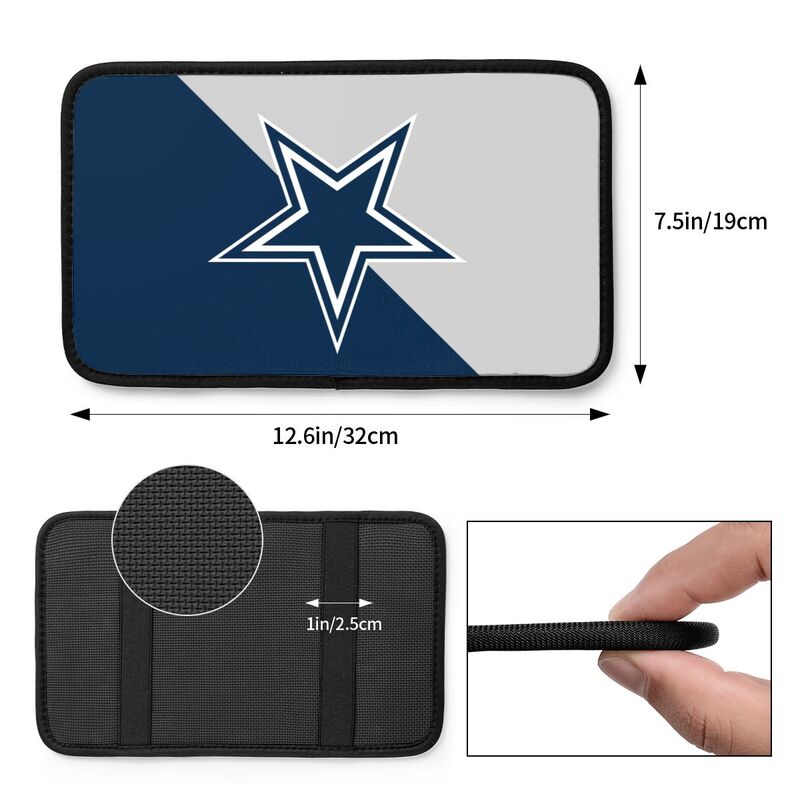 Dallas Cowboys Printed car armrest box pad elbow protection pad