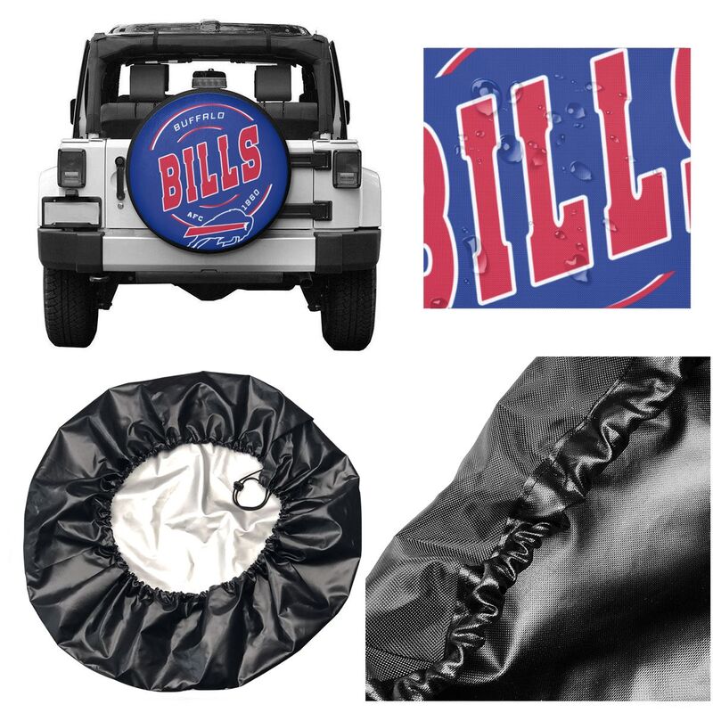 Buffalo Bills Printing car tire protection cover car spare tire dust protection cover