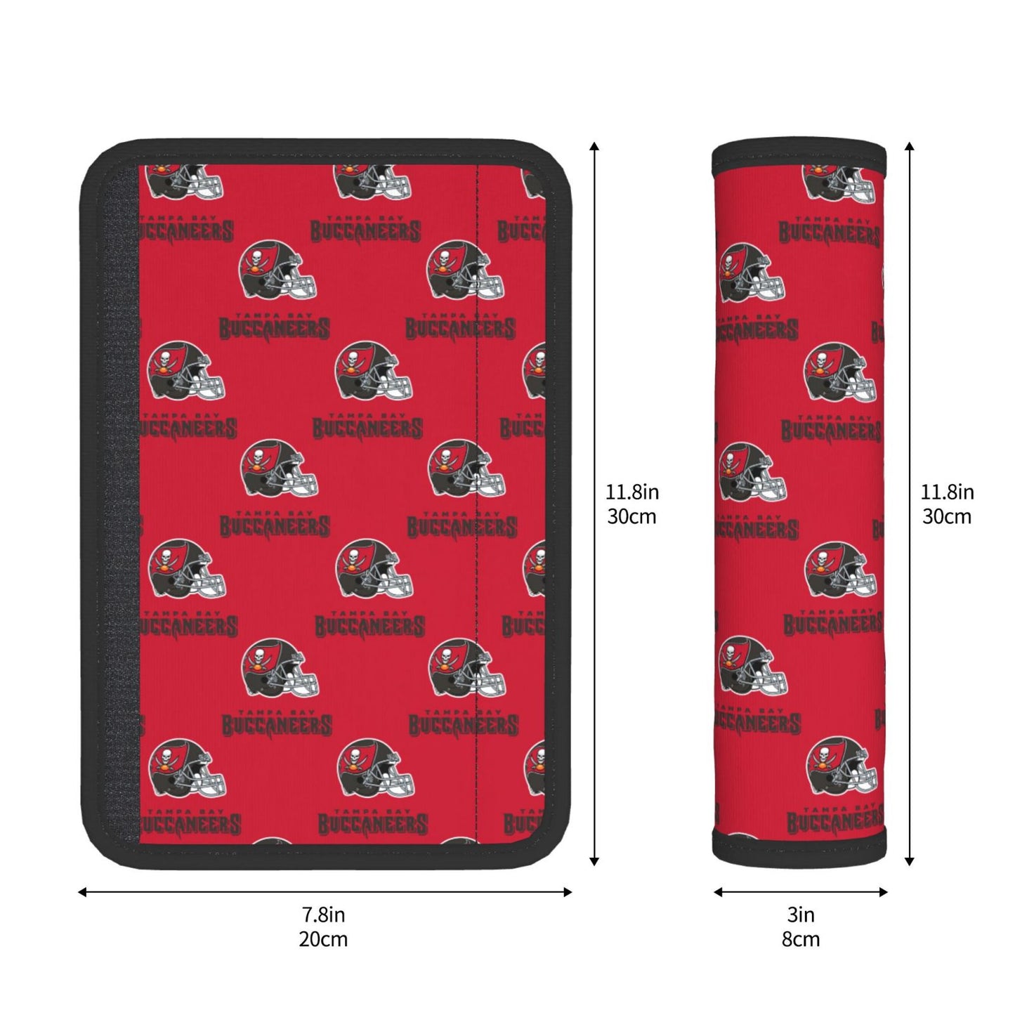 Tampa Bay Buccaneers Car seat belt shoulder strap UNISEX seat belt protective cover