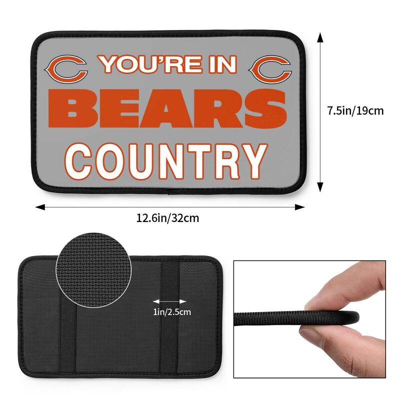 Chicago Bears Printed car armrest box pad elbow support pad