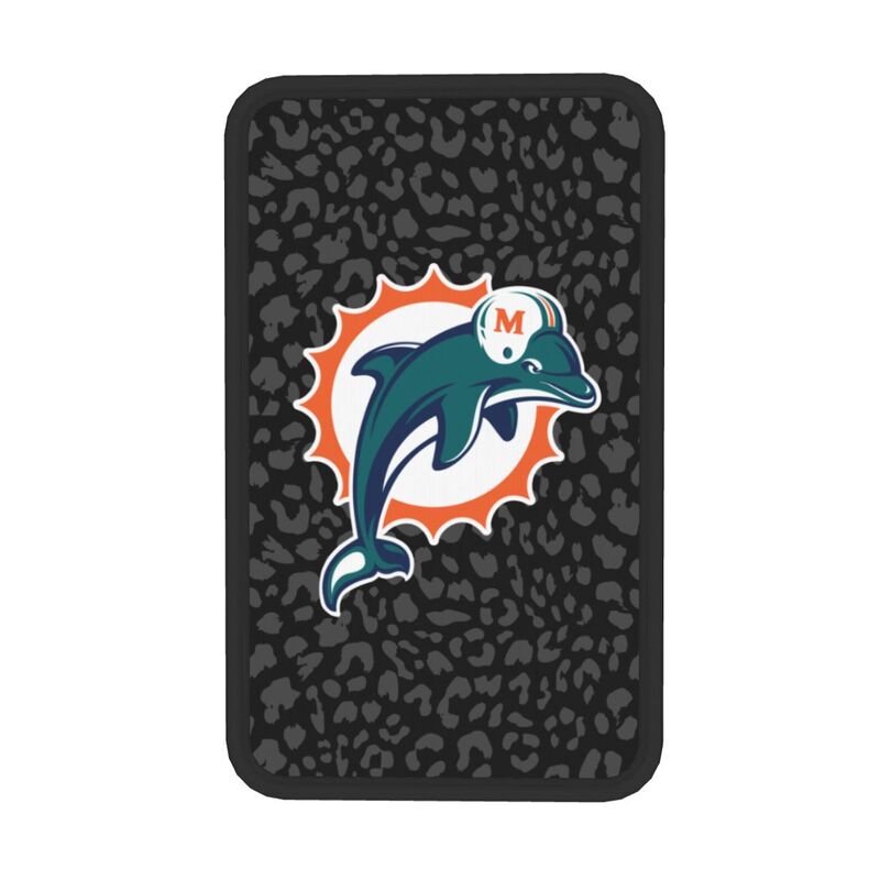 Miami Dolphins 3 print Car handrail box cushion Personalized car armrest cover