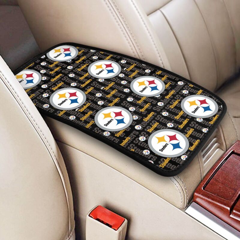 Pittsburgh Steelers1 Protective pad for armrest box of printing vehicle