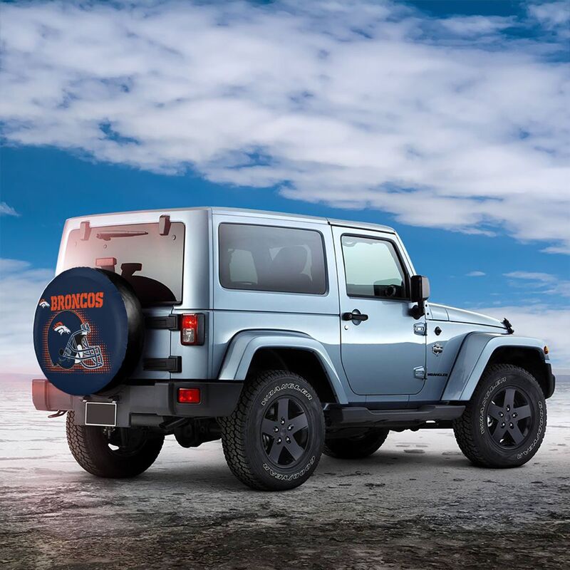 Denver Broncos Printed tire protection cover car sun protection tire protection cover