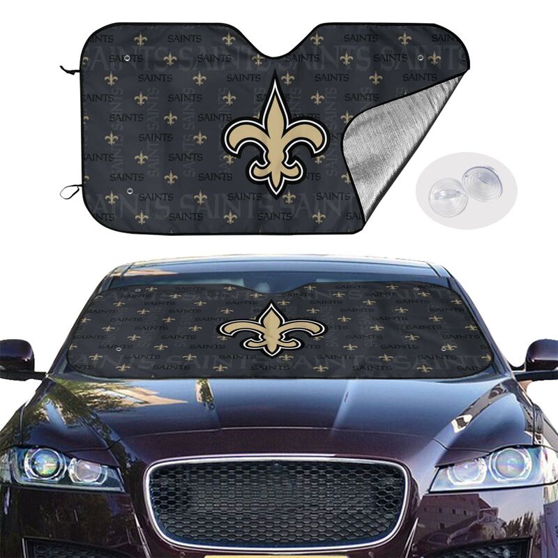 New Orleans Saints Printed is suitable for front Car windshield sunshades Car windshield sunshades
