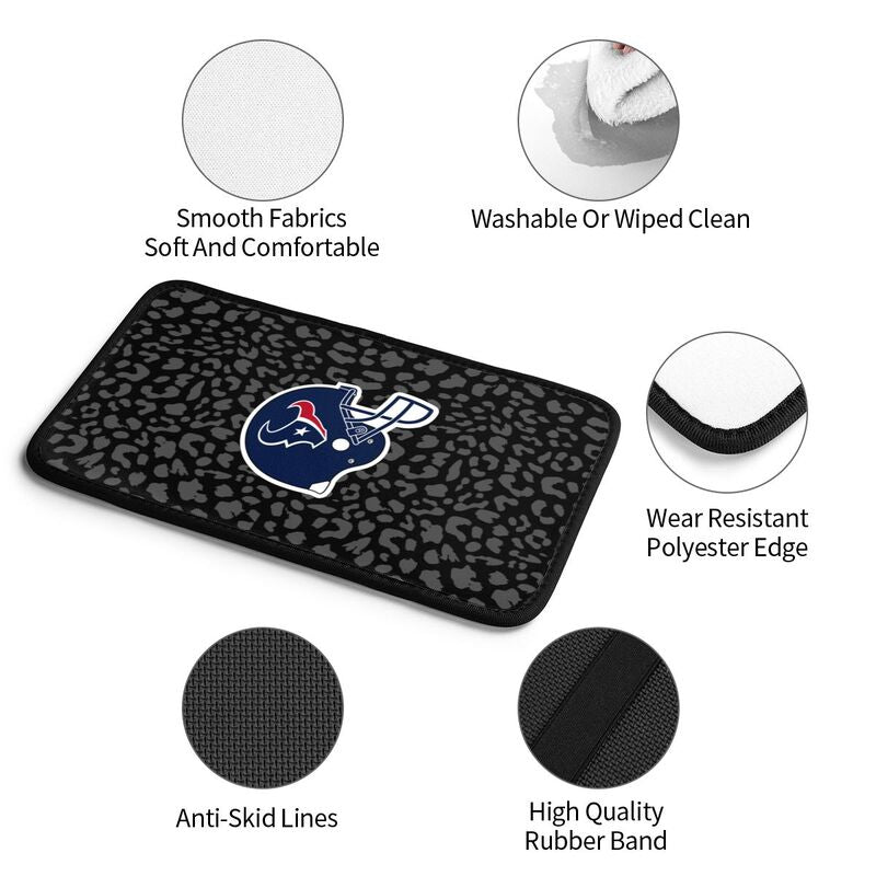 Houston Texans 2 printed Car handrail box cushion Personalized car armrest cover