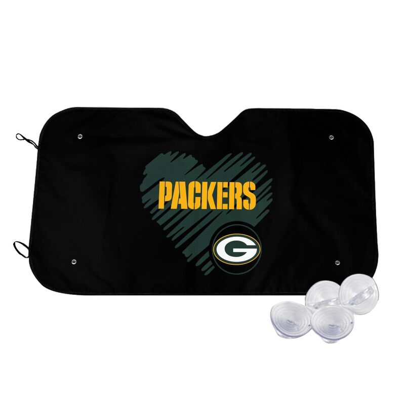 Green Bay Packers Printing is suitable car front windshield sunshades Car windshield sunshades