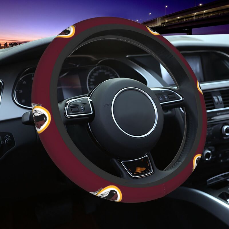 Washington Redskins 2 Printed elastic steering wheel cover car steering wheel protective cover