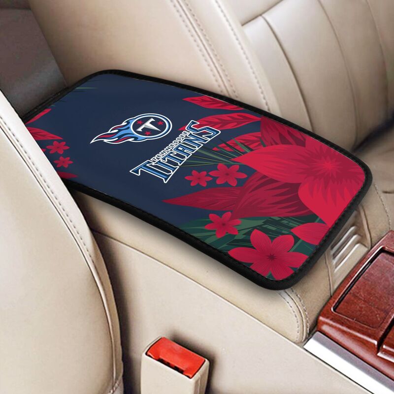 Tennessee Titans Car armrest box protective cover car center console armrest pad